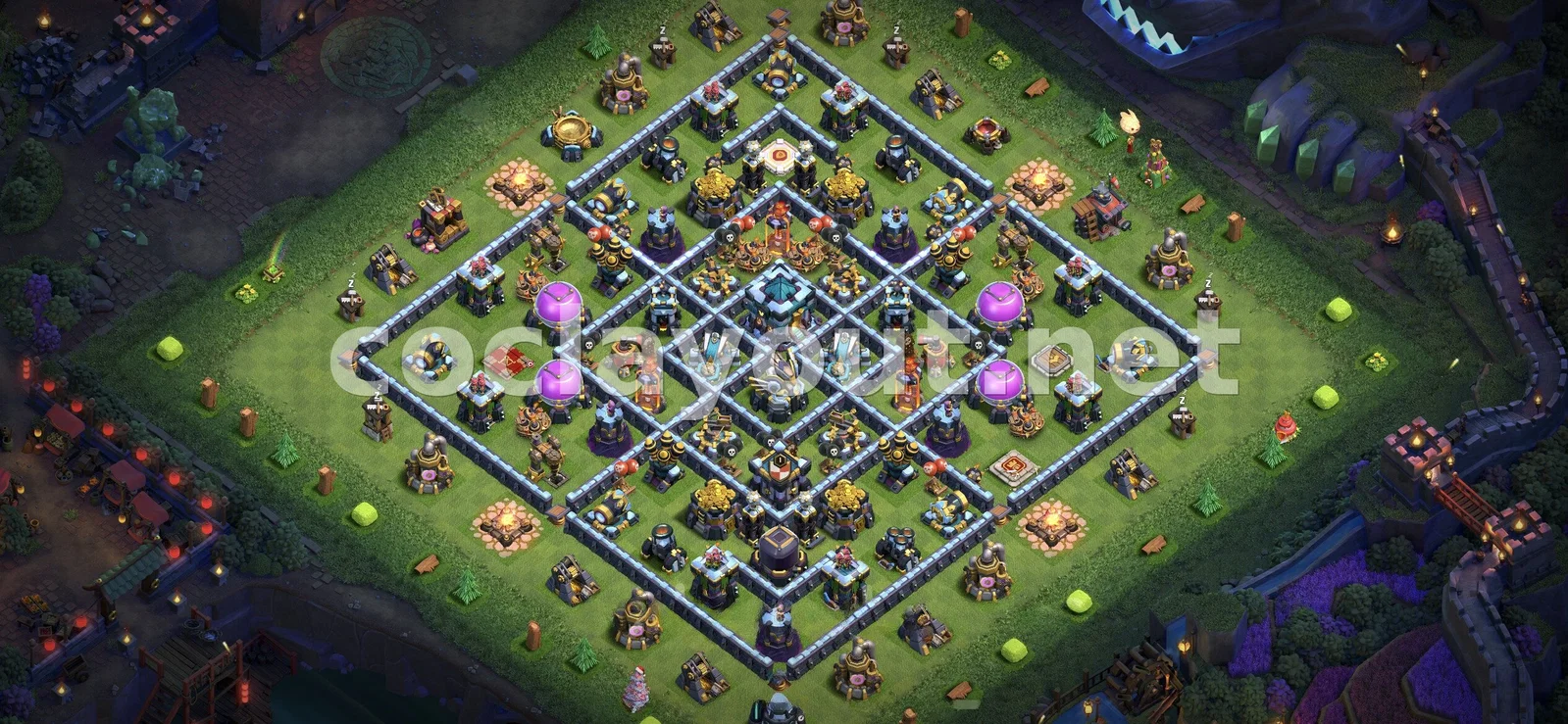 Base Híbrida Eficaç per TH13 – previsualització del disseny TH13