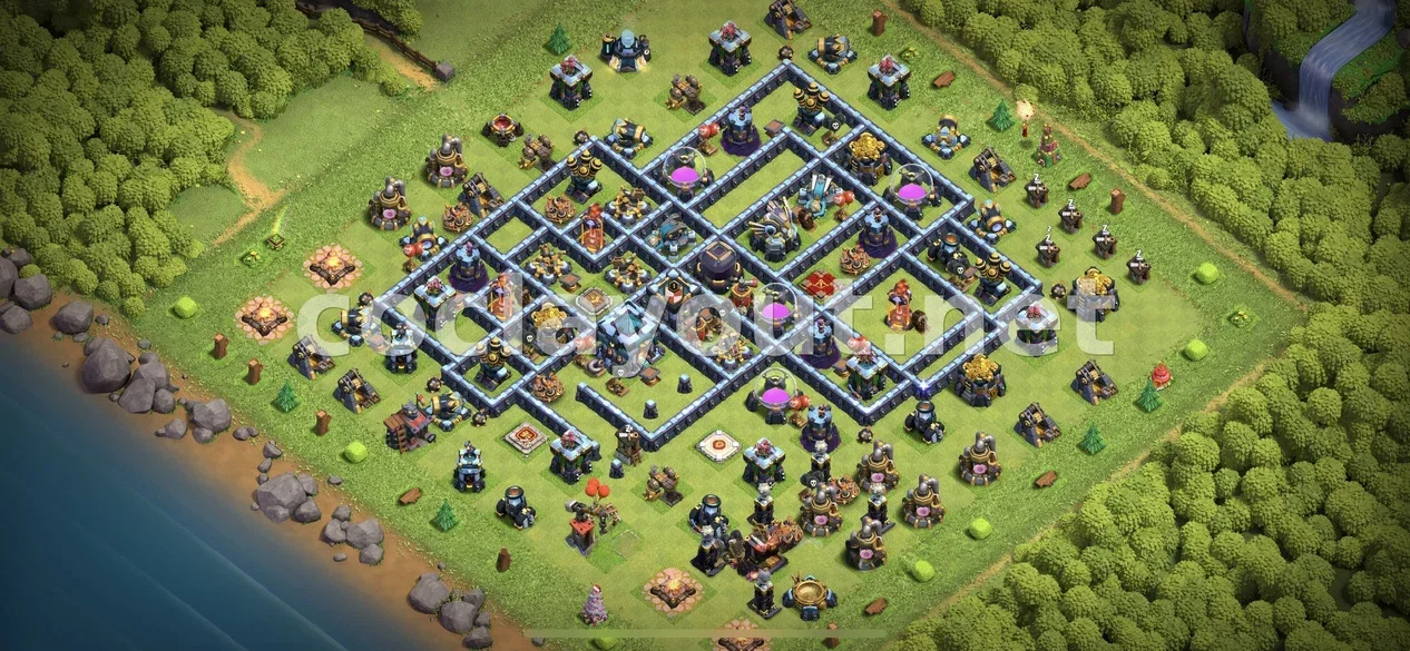 Disseny de base de farming per Ajuntament TH13 – previsualització del disseny TH13