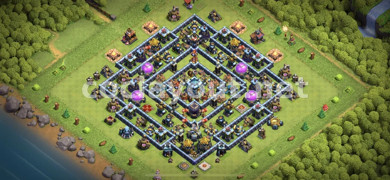 Best TH13 Farming Base Layout – TH13 layout preview