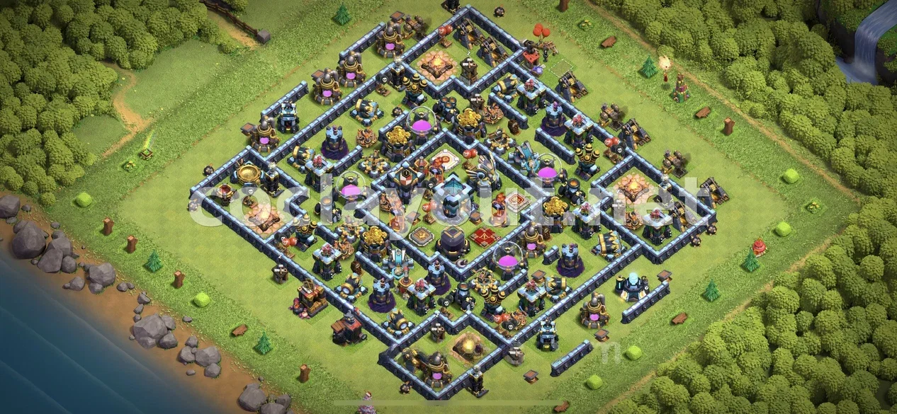 Estratègia de Base de Farming TH13 – previsualització del disseny TH13