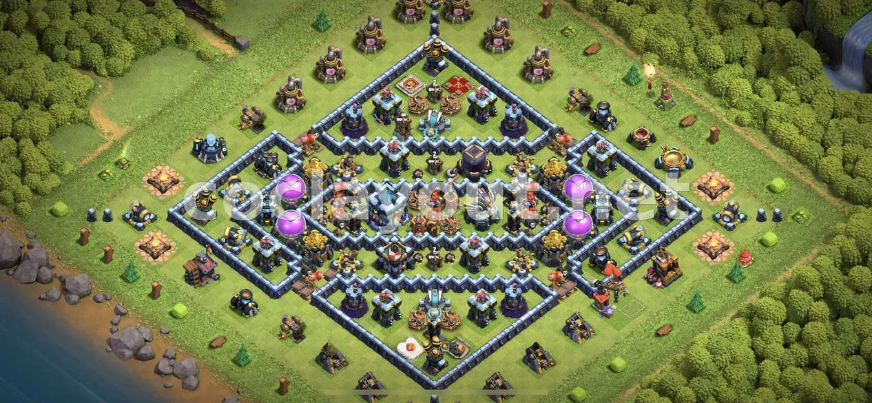Strategic TH13 Farming Base Layout – TH13 layout preview