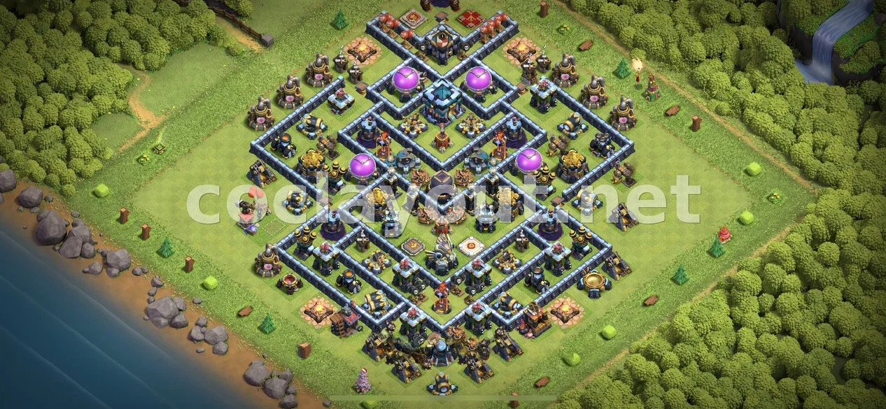 Best TH13 Farming Base Layout – TH13 layout preview