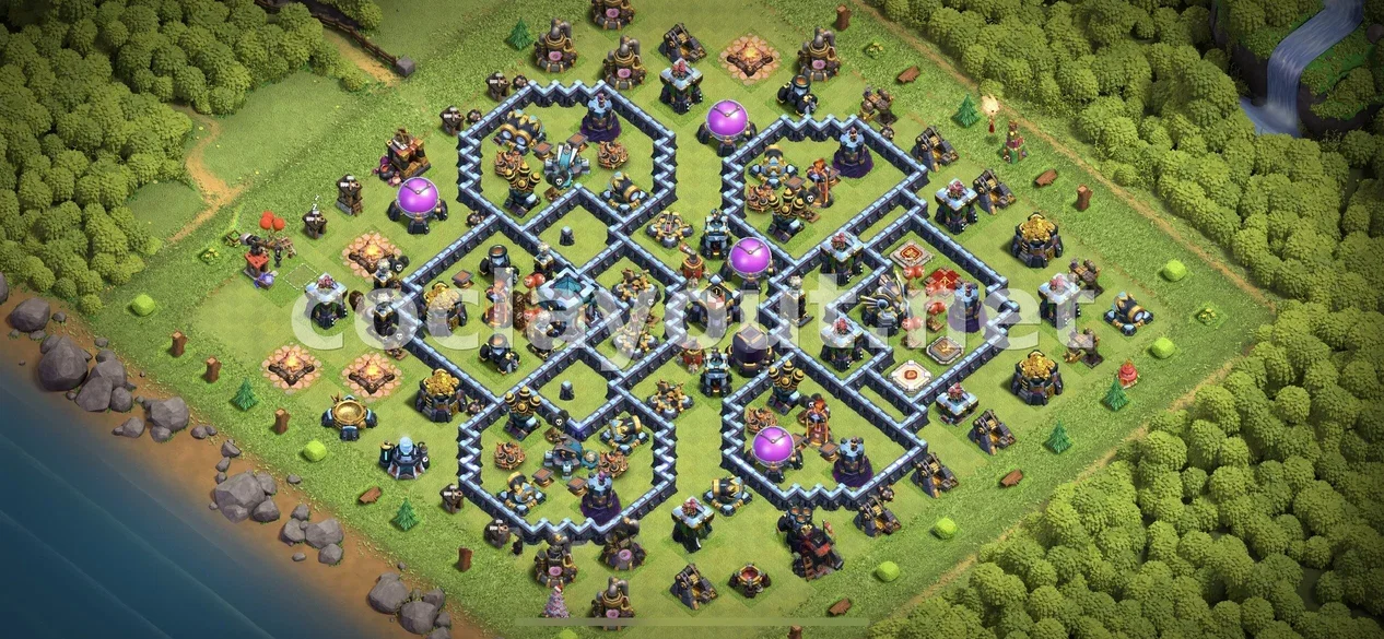 TH13 Farming Base Layout – TH13 layout preview