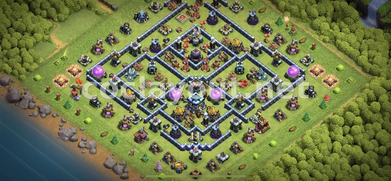 Top TH13 Farming Base Layout – TH13 layout preview