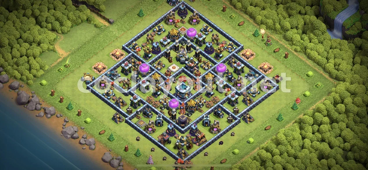 Efficient TH13 Farming Base Import – TH13 layout preview