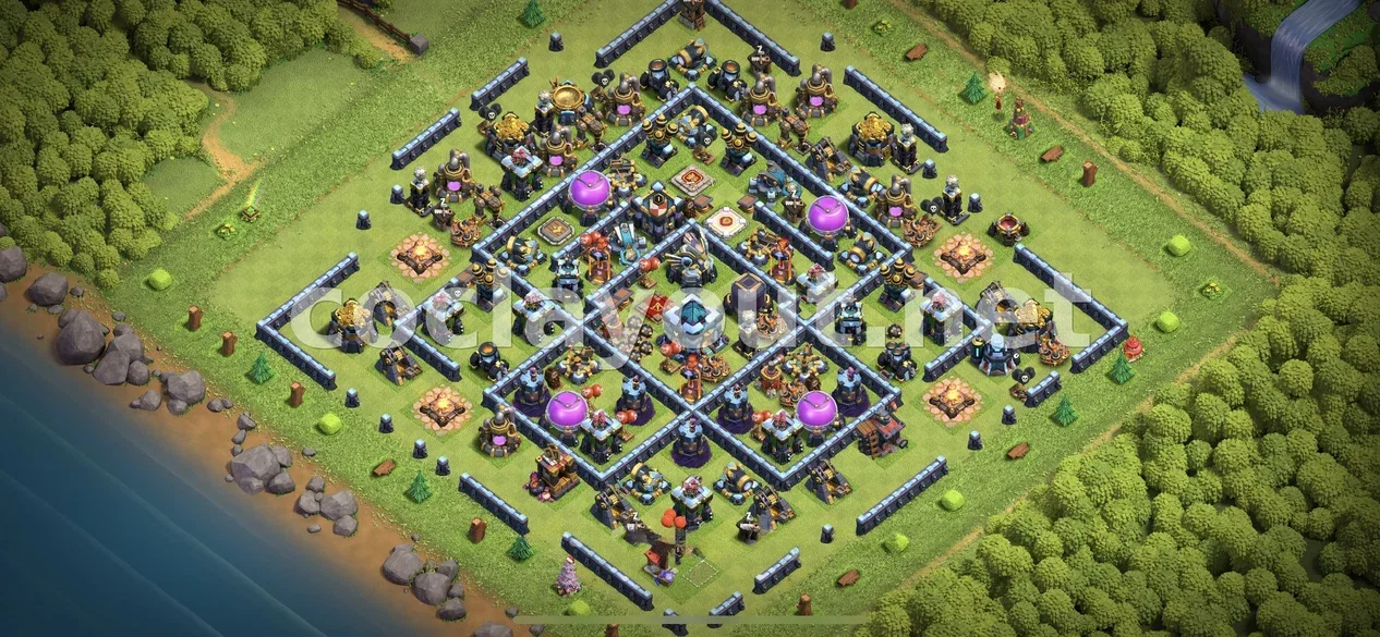 Top TH13 Farming Base Layout – TH13 layout preview