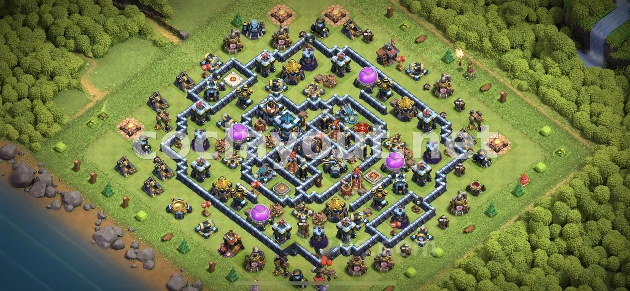 Optimize Your Village with TH13 Farming Base – TH13 layout preview