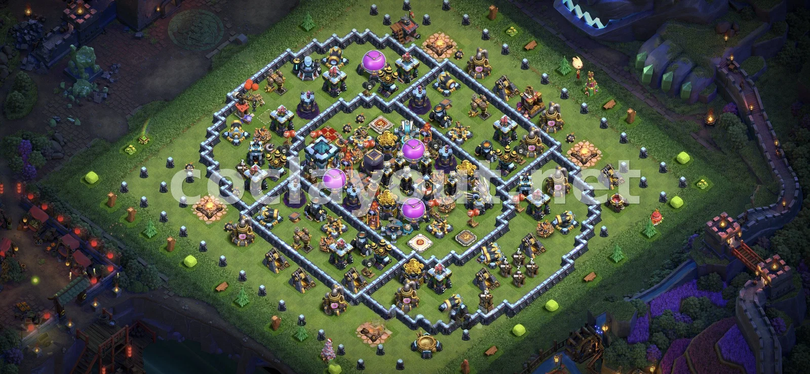 New TH13 Farming Base Design – TH13 layout preview