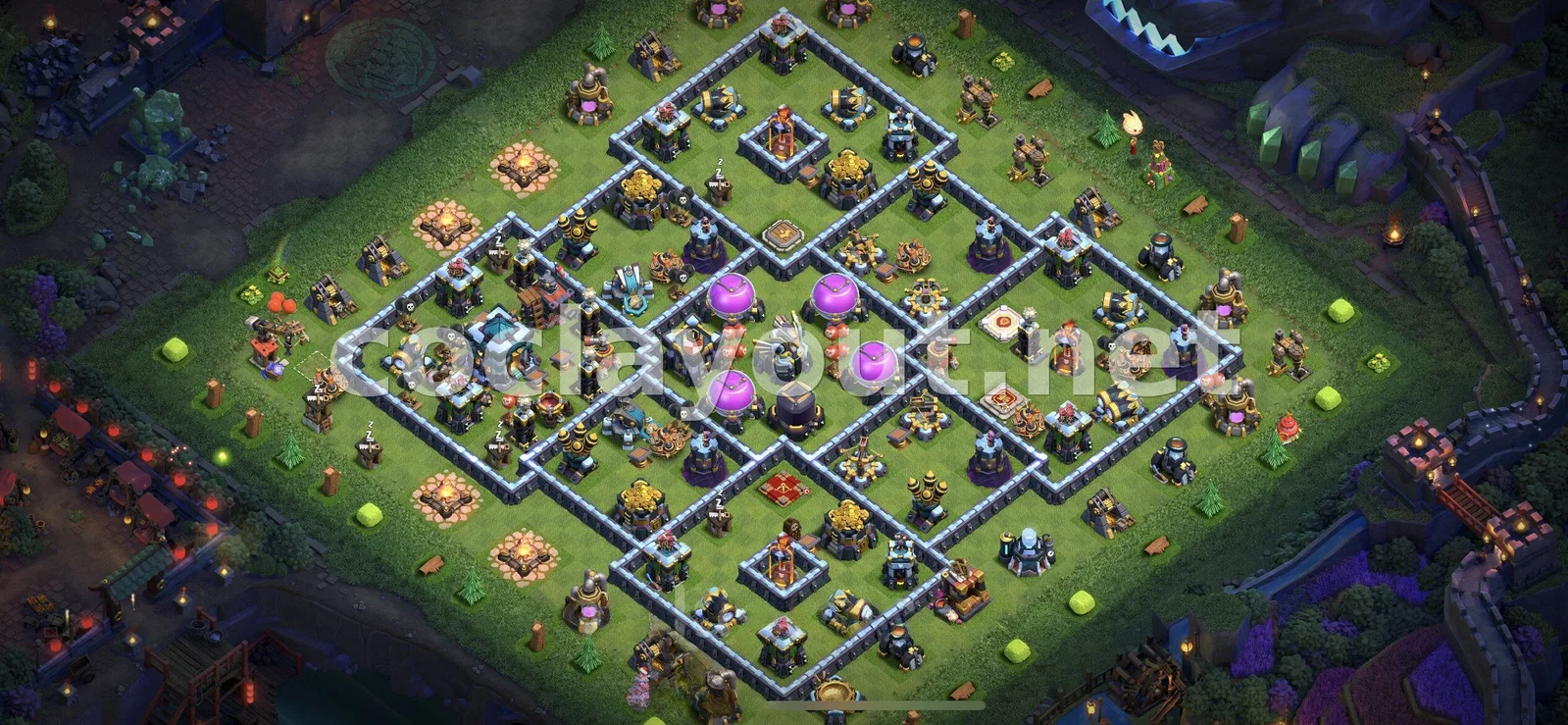 Strong Farming Base for TH13 – TH13 layout preview