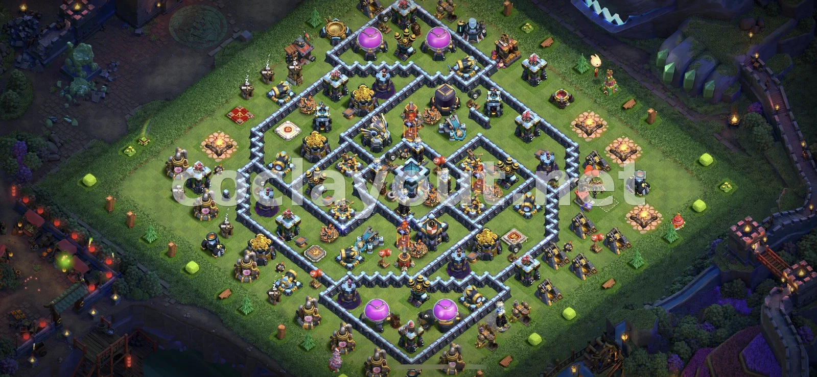 Top TH13 Farming Base Layouts – TH13 layout preview