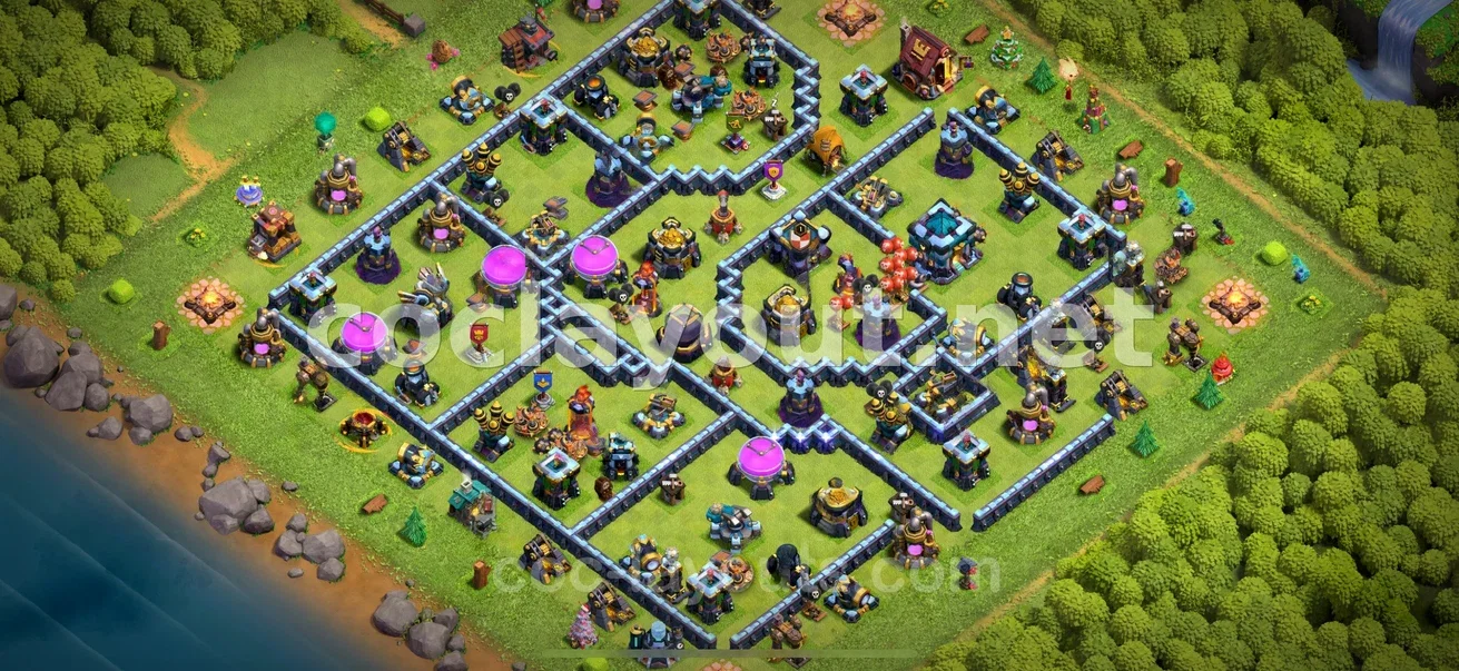 Create Your TH13 Farming Base – TH13 layout preview