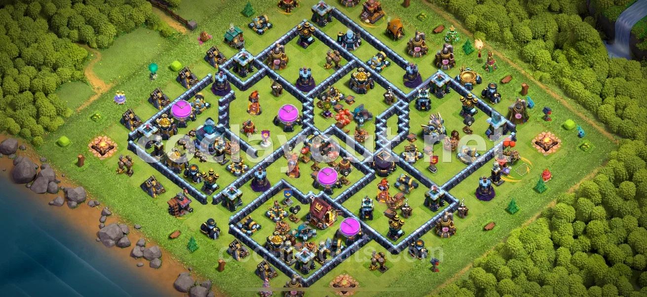 Effective TH13 Farming Base – TH13 layout preview