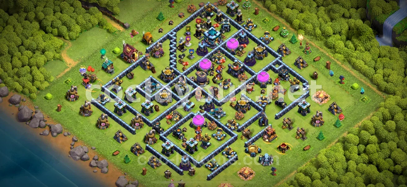 TH13 Farming Base Design – TH13 layout preview
