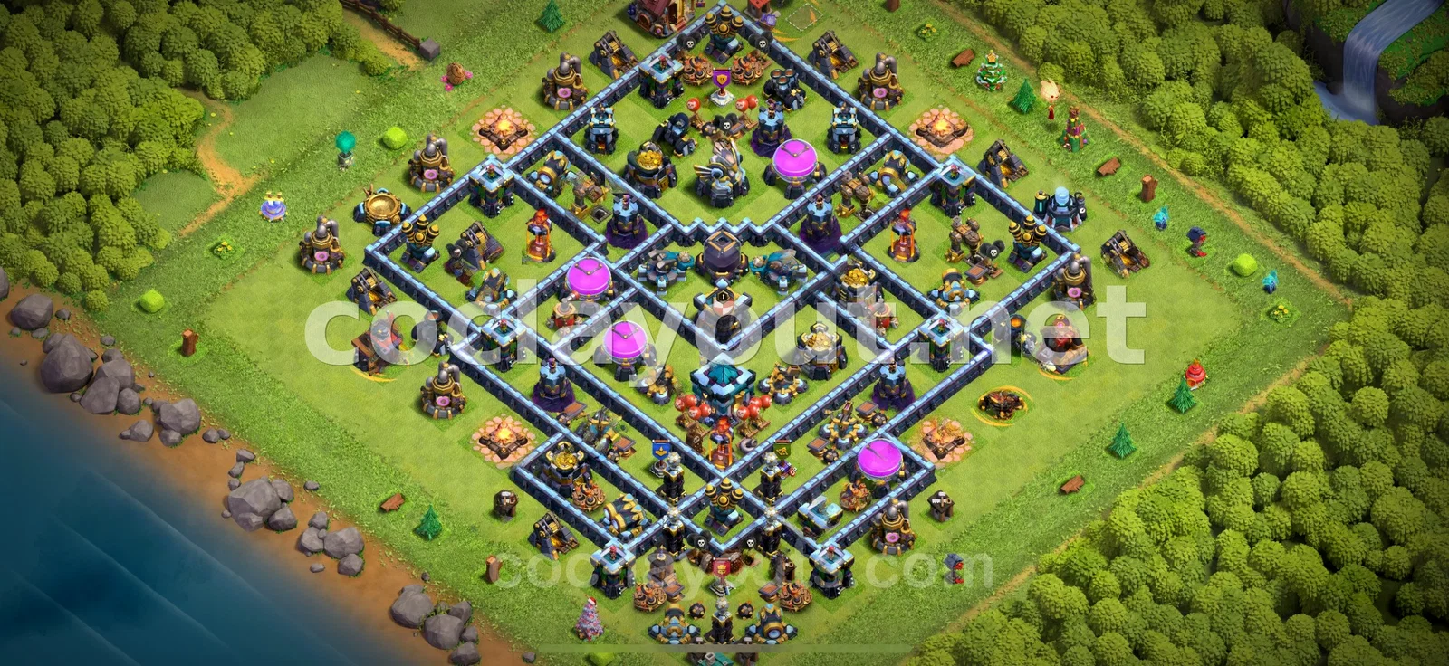 Efficient Farming Base TH13 #7 – TH13 layout preview