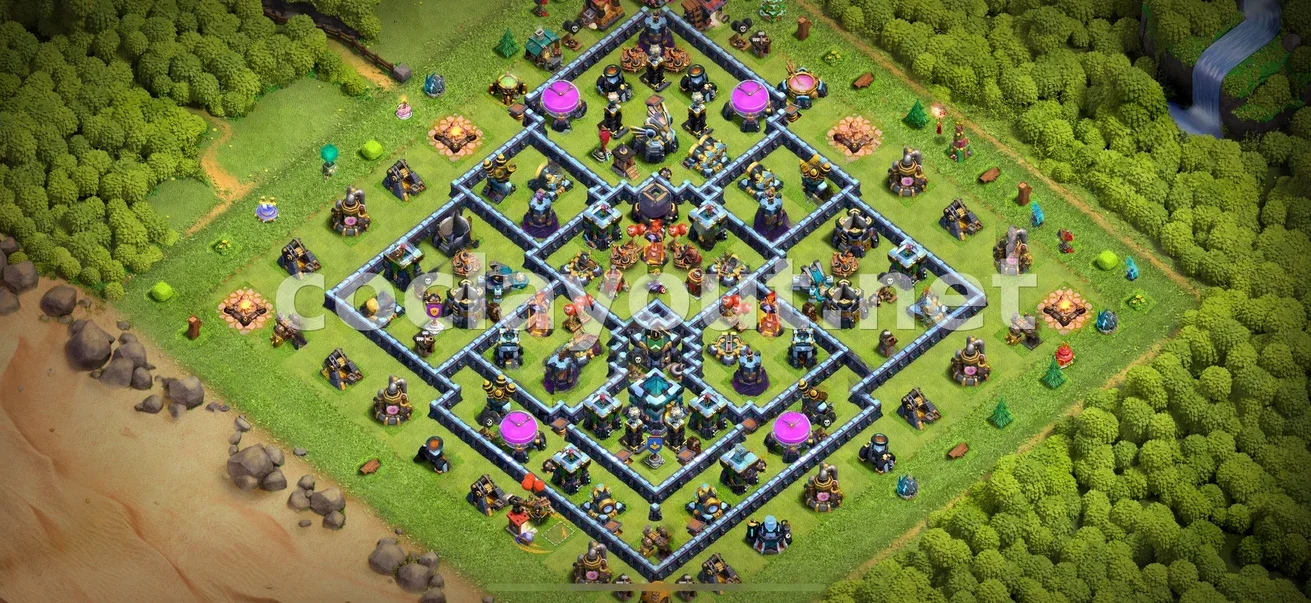 Effective TH13 Farming Base Layout – TH13 layout preview