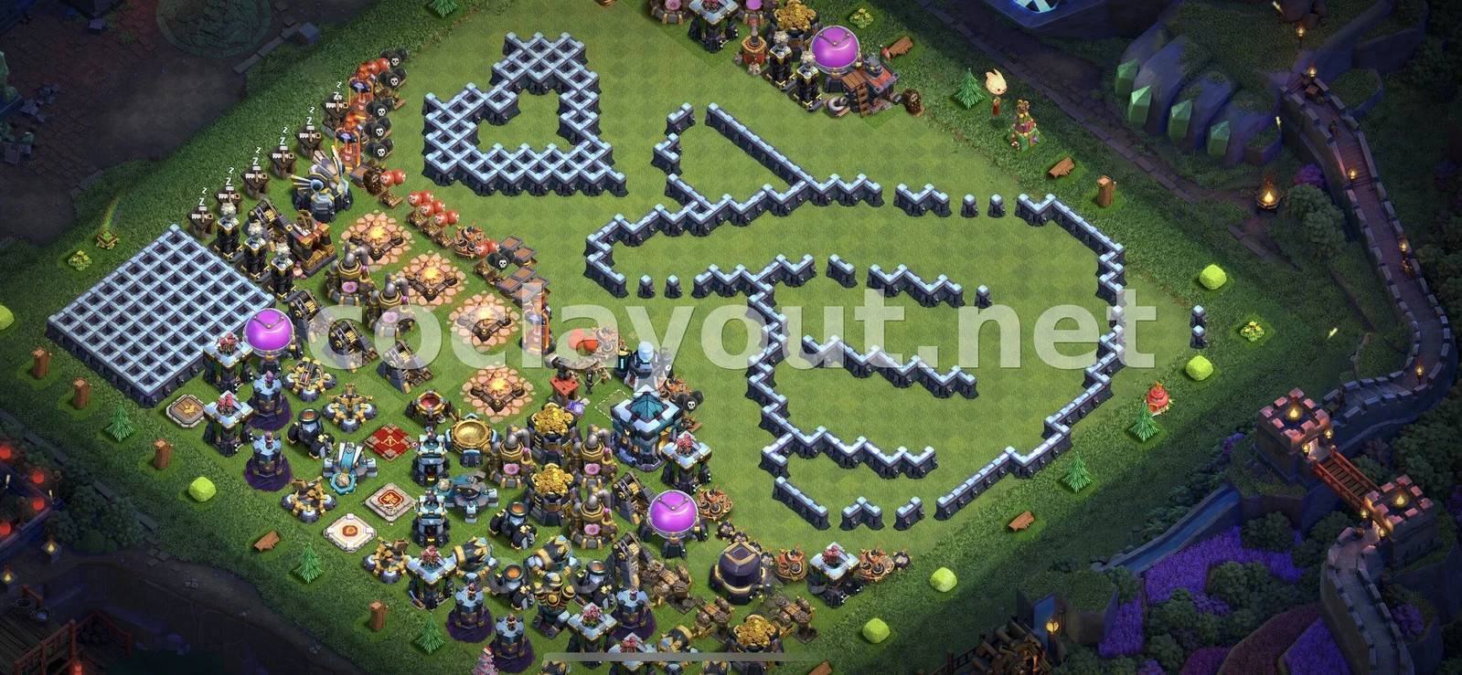 Millora el teu poble amb la base híbrida TH13 – previsualització del disseny TH13
