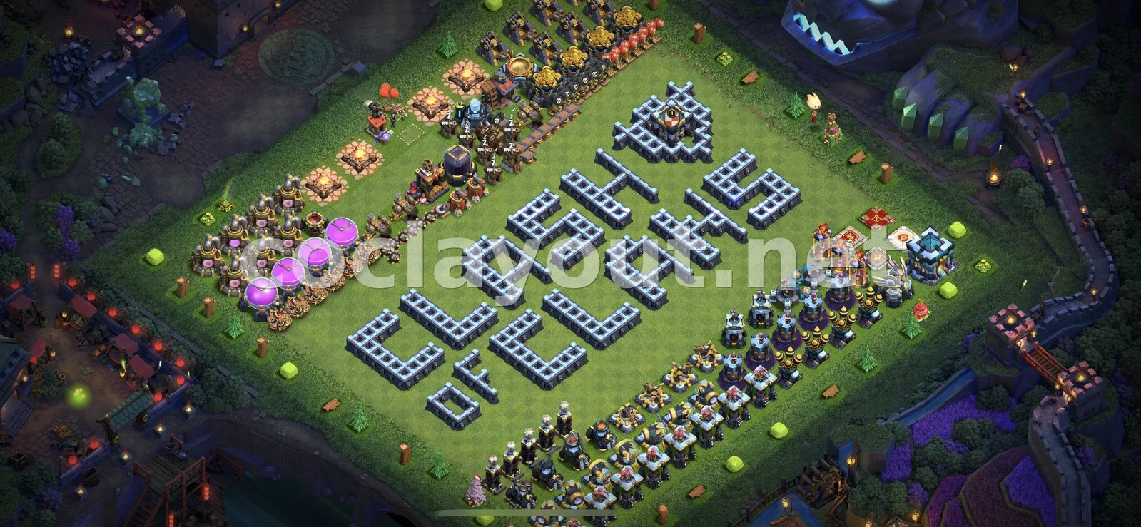 Aconsegueix la Victòria amb la Base Híbrida TH13 – previsualització del disseny TH13