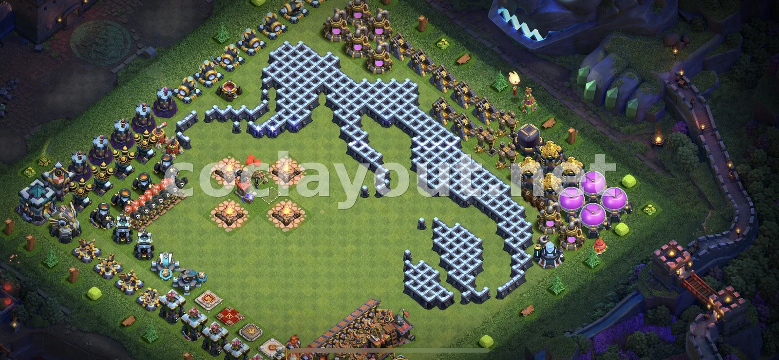 Millora el Teu Poble amb Base Híbrida TH13 – previsualització del disseny TH13