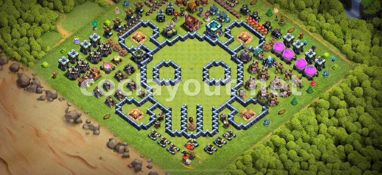 Base Híbrida Eficaç per a TH13 – previsualització del disseny TH13