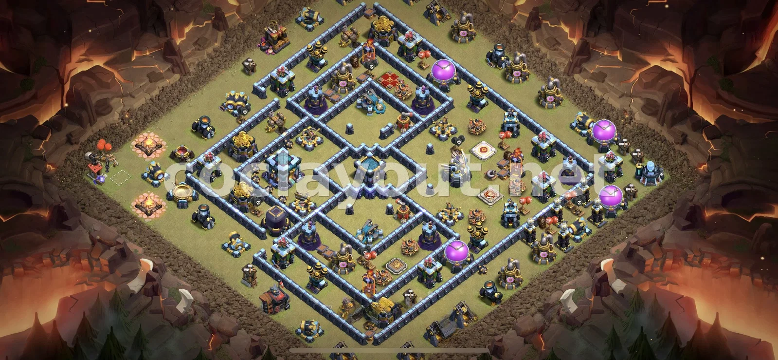 Diseño de Guerra TH13 #187 – vista previa del diseño TH13