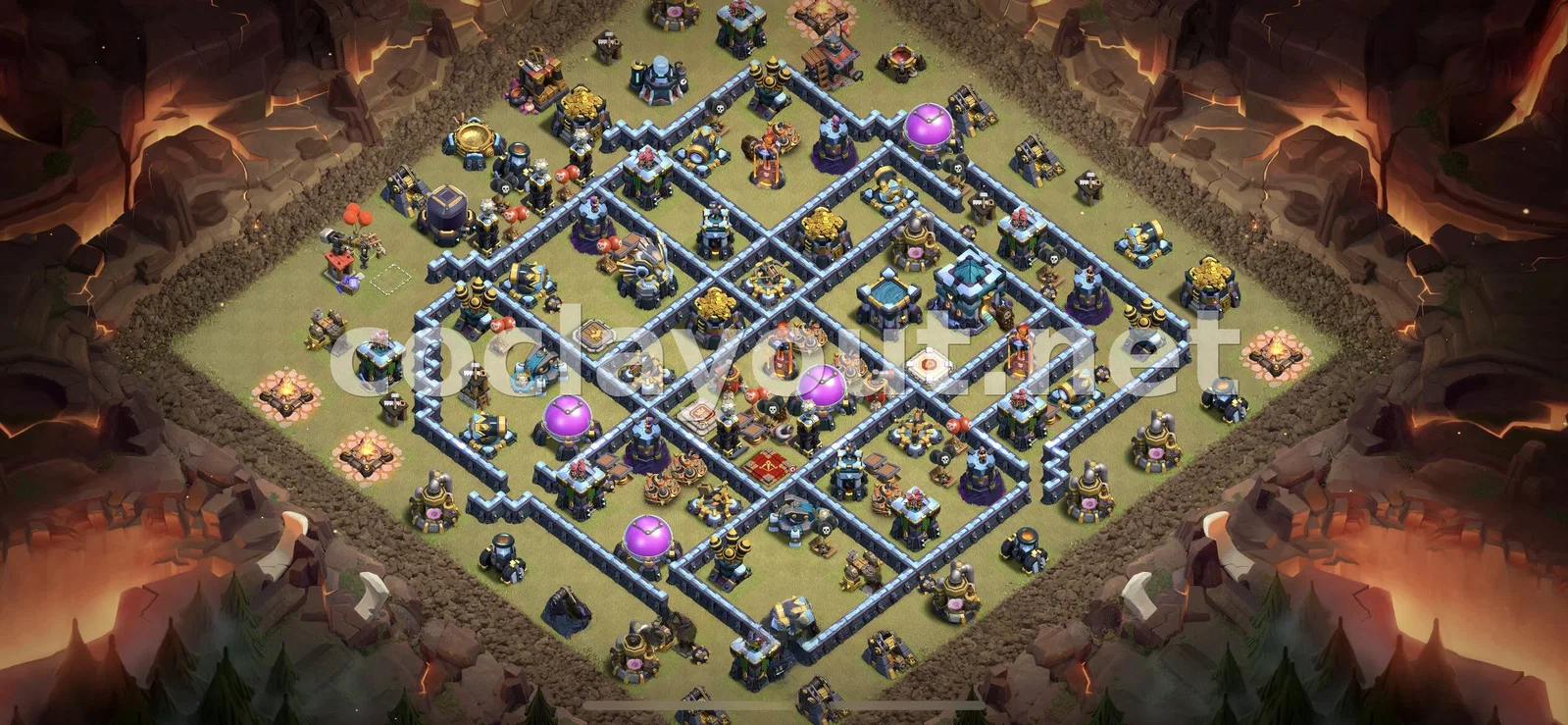 Diseño de Guerra Estratégico TH13 – vista previa del diseño TH13