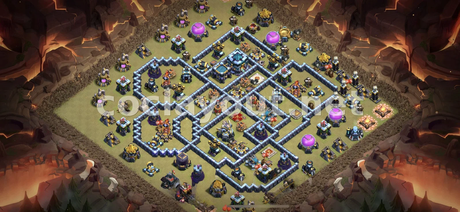 Diseño de Guerra TH13 #181 – vista previa del diseño TH13