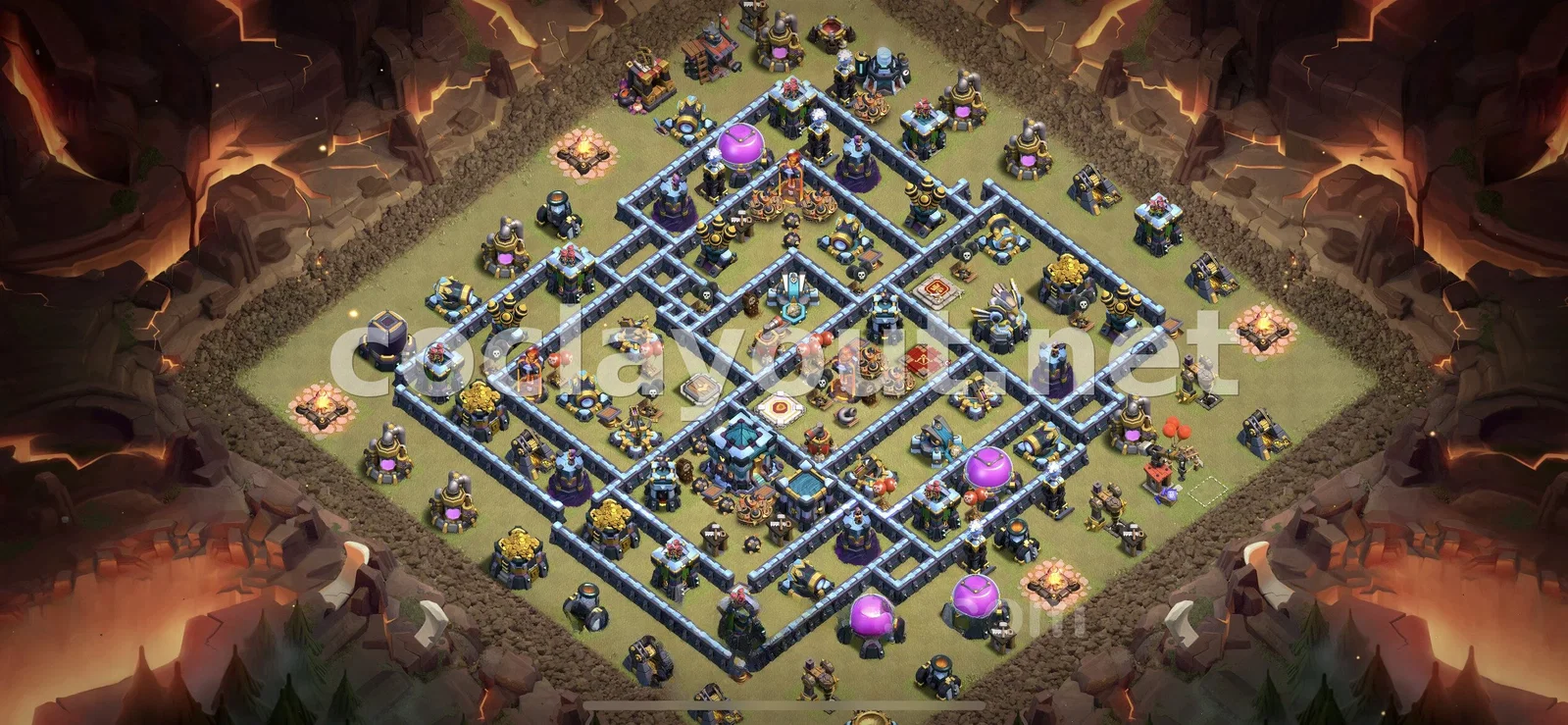 Diseño de Guerra TH13 Eficaz – vista previa del diseño TH13