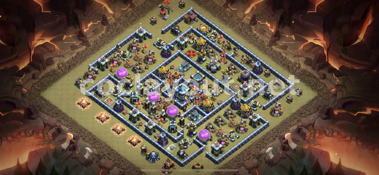 Diseño de guerra TH13 efectivo – vista previa del diseño TH13
