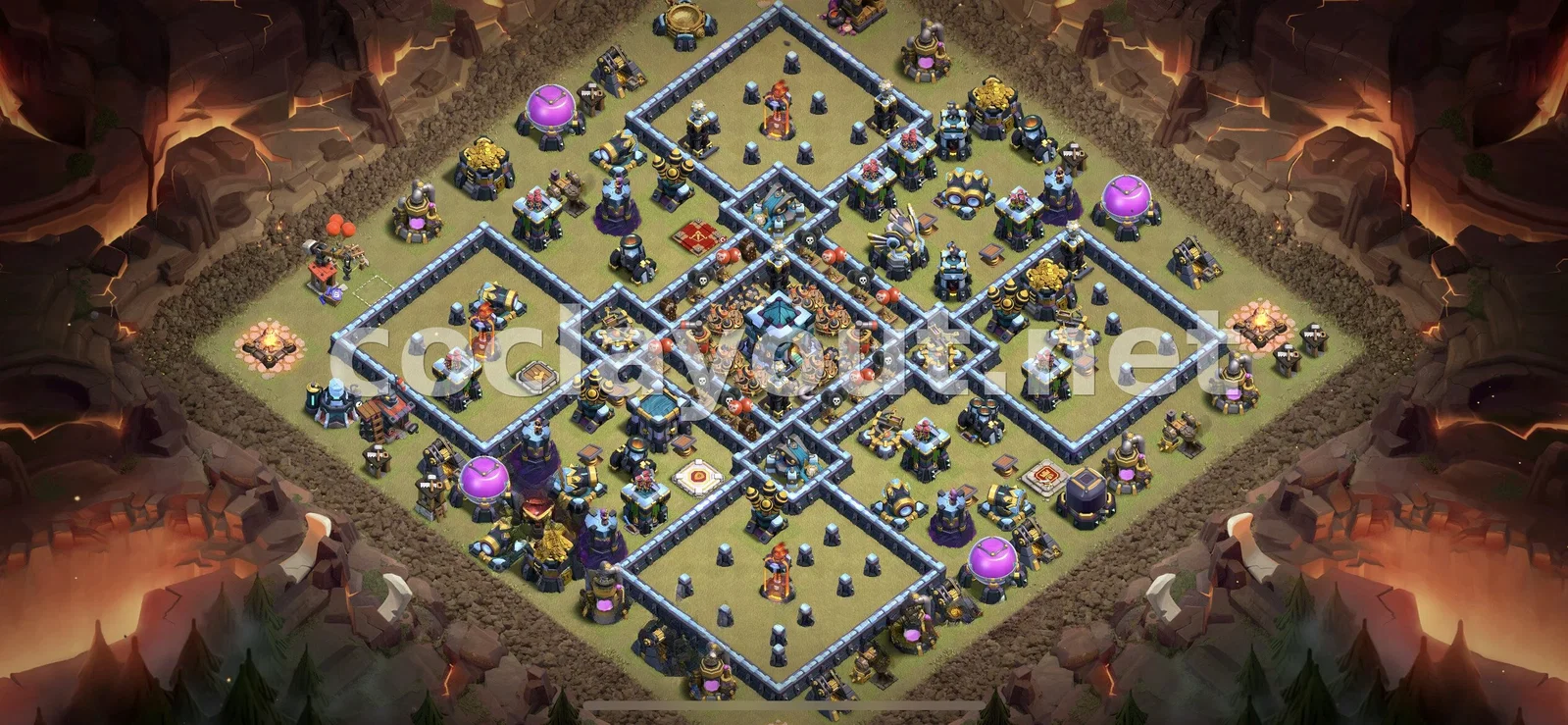 Diseño de Guerra Estratégico TH13 – vista previa del diseño TH13