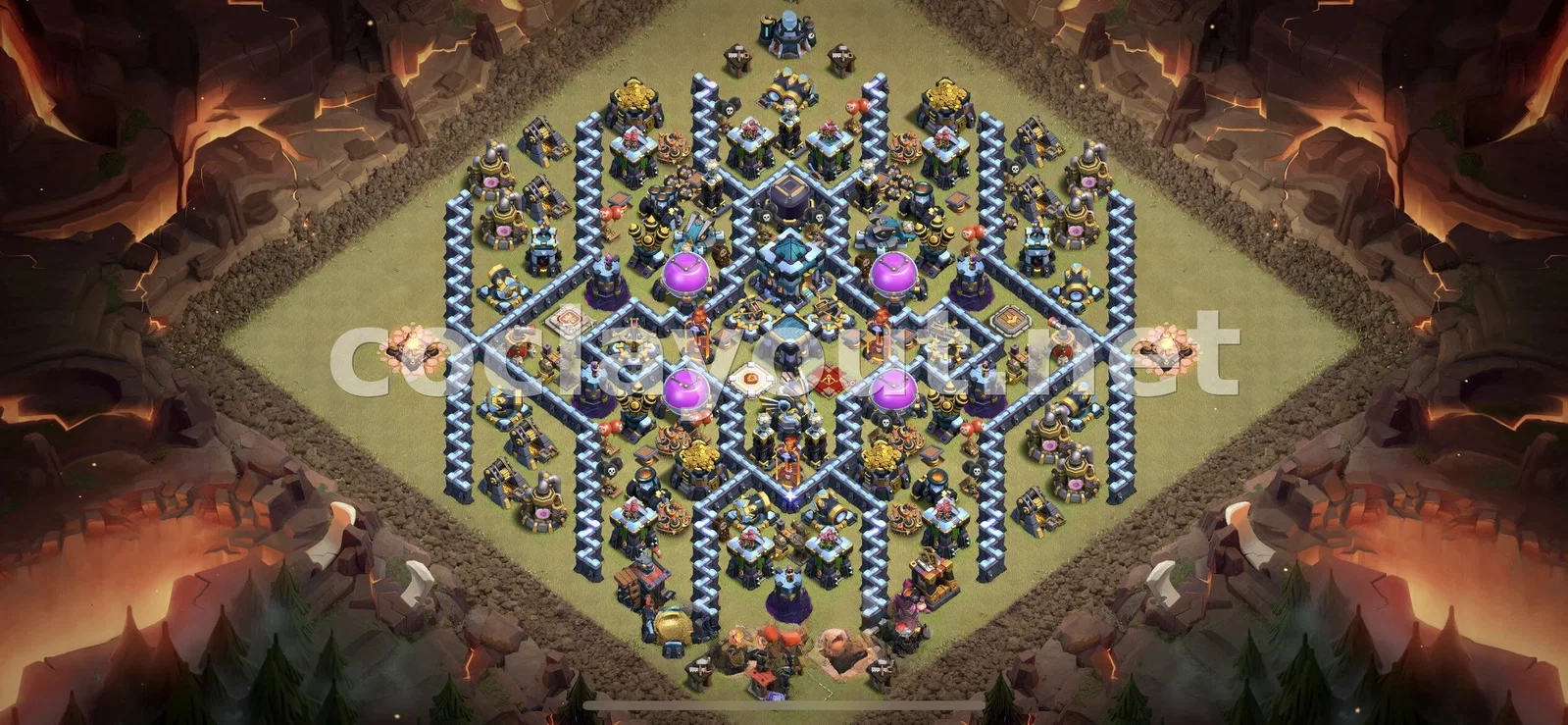 Diseño de Guerra Estratégico TH13 – vista previa del diseño TH13