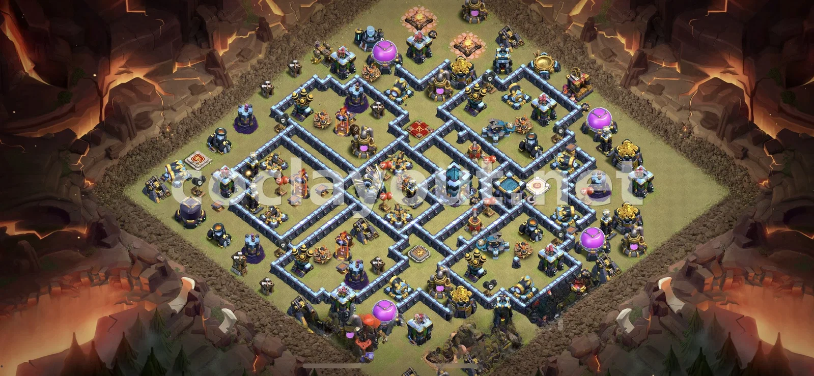 Diseño de Guerra Efectivo para TH13 – vista previa del diseño TH13