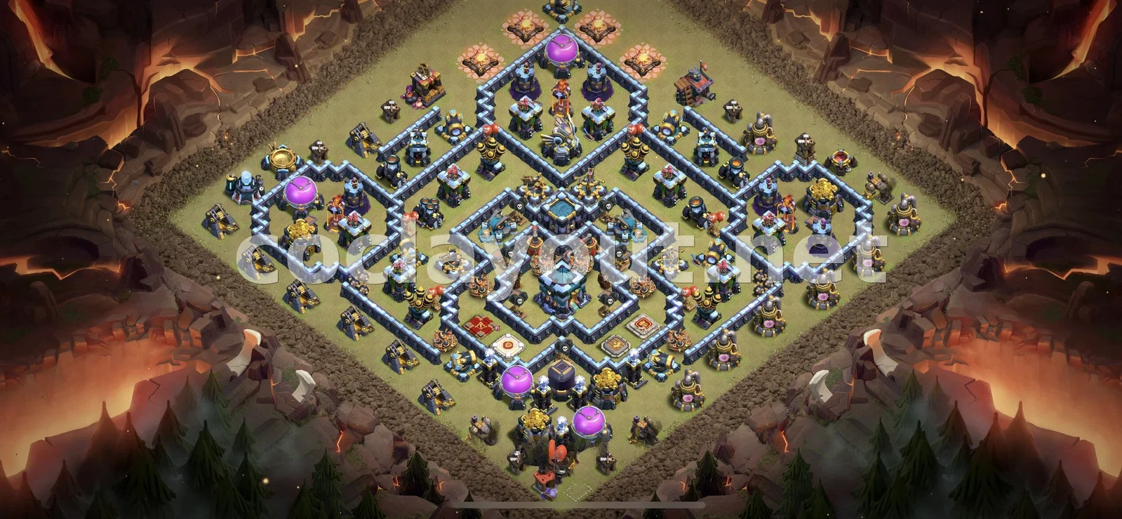 Tácticas para Diseño de Guerra TH13 – vista previa del diseño TH13