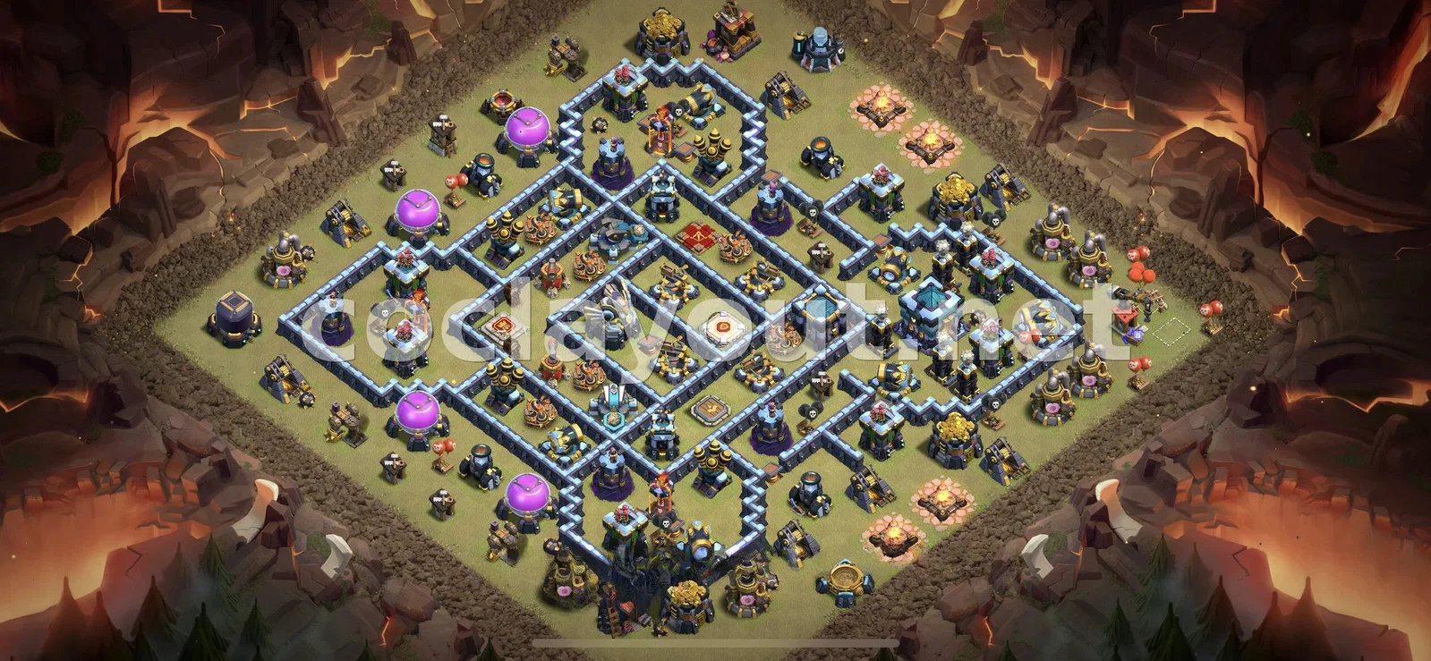 Diseño de Guerra TH13 Eficaz – vista previa del diseño TH13
