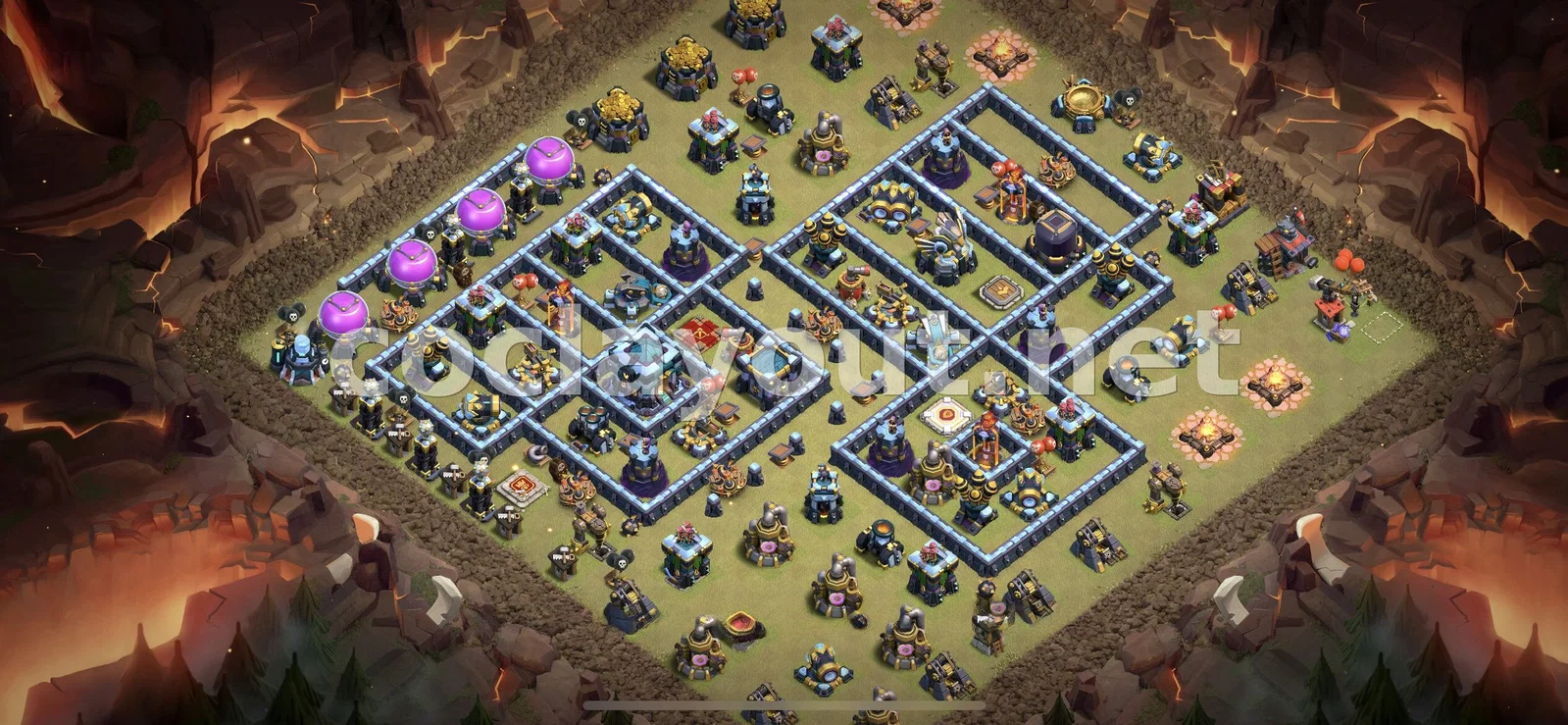 Diseño de Guerra TH13 Eficaz – vista previa del diseño TH13