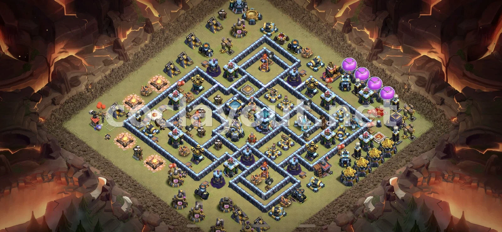 TH13 için en iyi savaş düzeni – TH13 dizilim önizlemesi