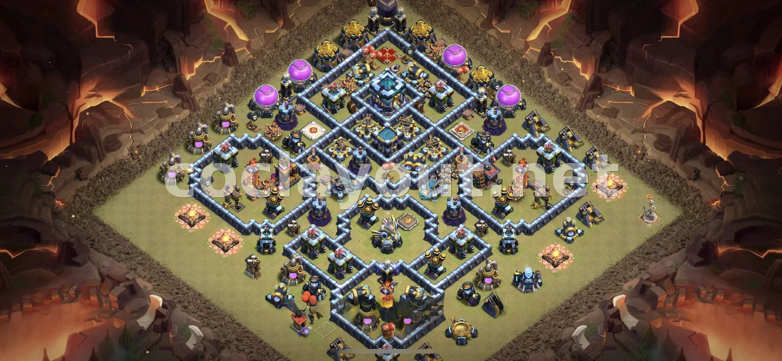 Diseño Estratégico de Diseño de Guerra TH13 – vista previa del diseño TH13