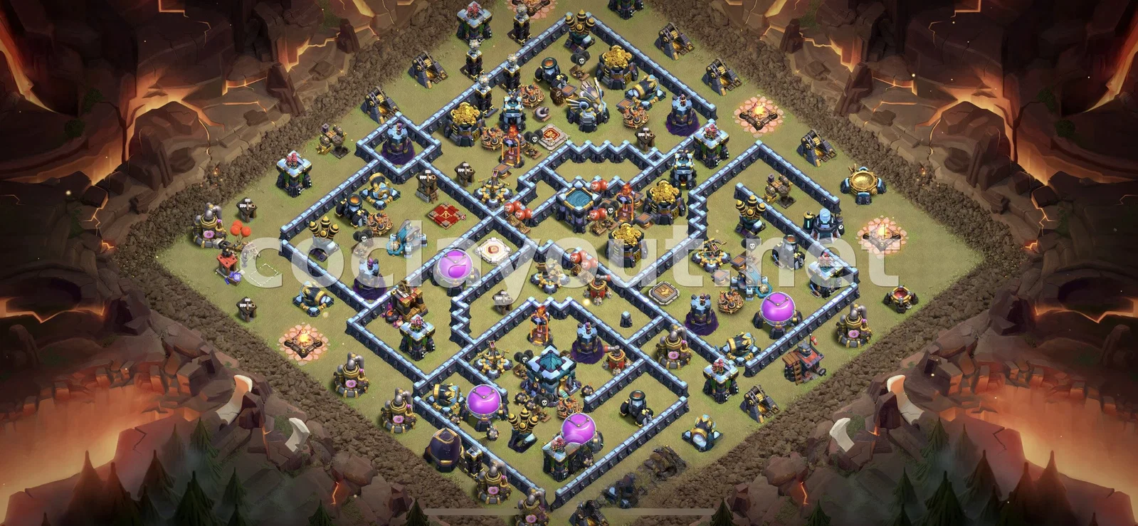 Guía de Estrategia para Diseño de Guerra TH13 – vista previa del diseño TH13