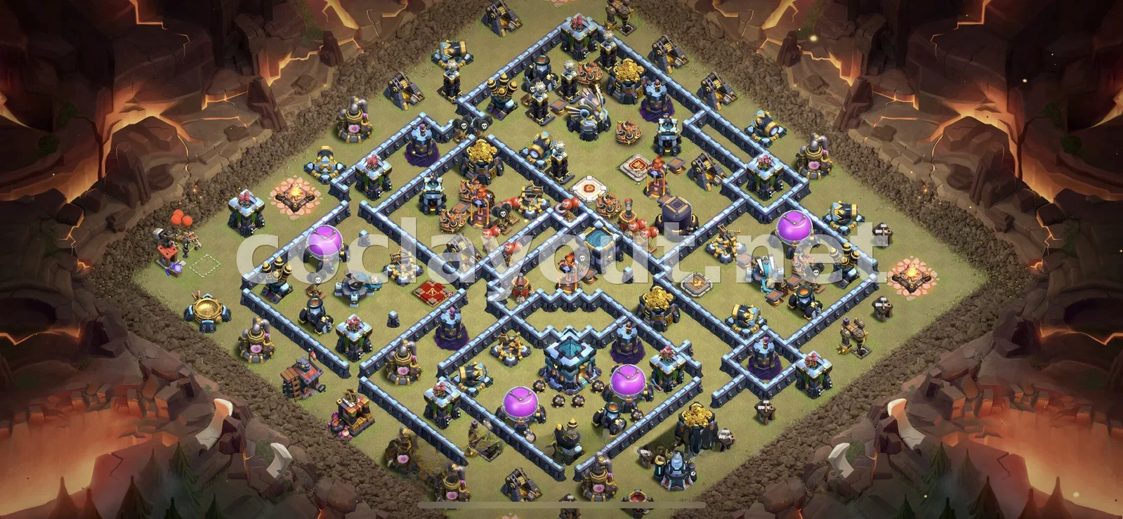 Diseño de Guerra TH13 Eficaz – vista previa del diseño TH13