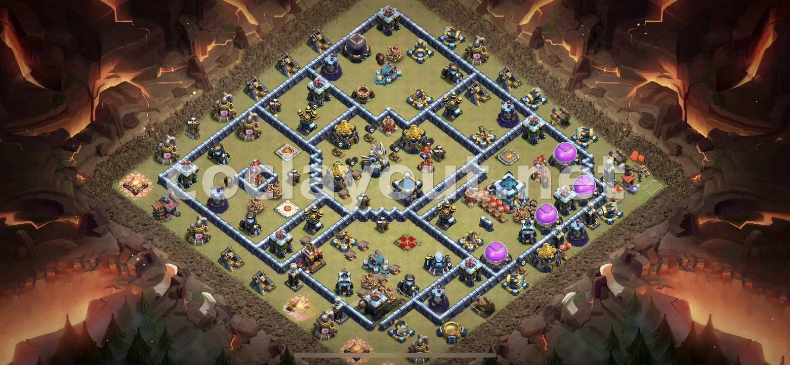Mejora tu Estrategia con Diseño de Guerra TH13 – vista previa del diseño TH13