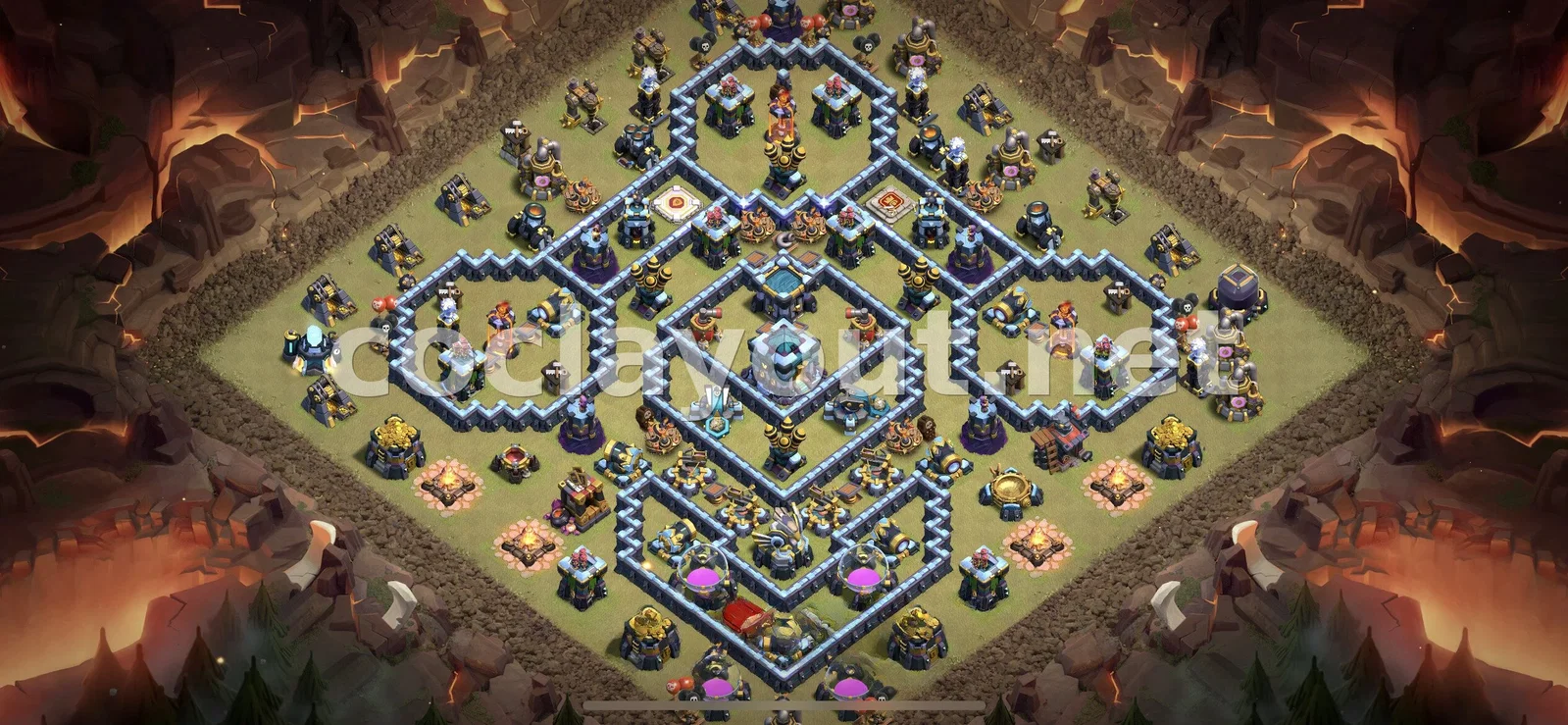 TH13 için En İyi Savaş Düzeni – TH13 dizilim önizlemesi