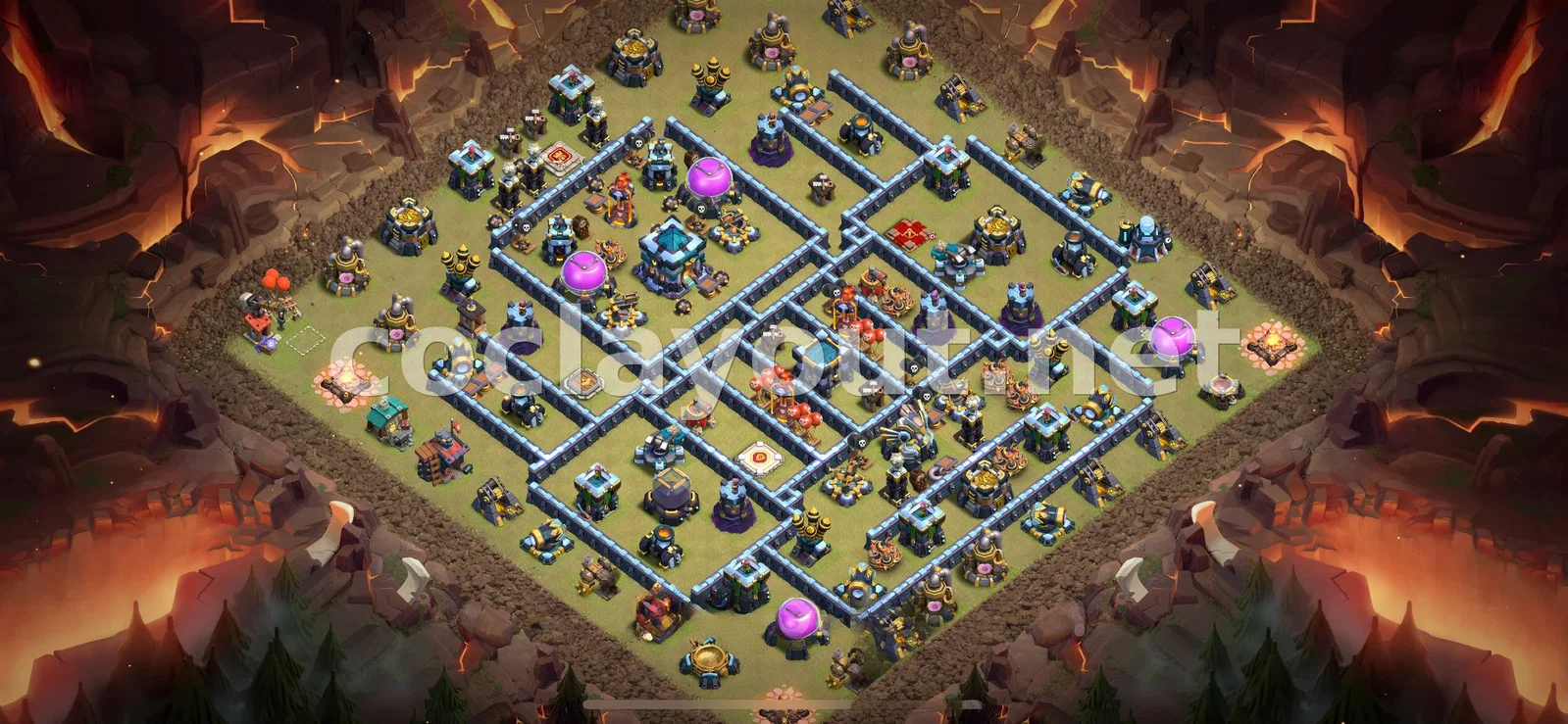 Diseño de Guerra TH13 Eficaz – vista previa del diseño TH13