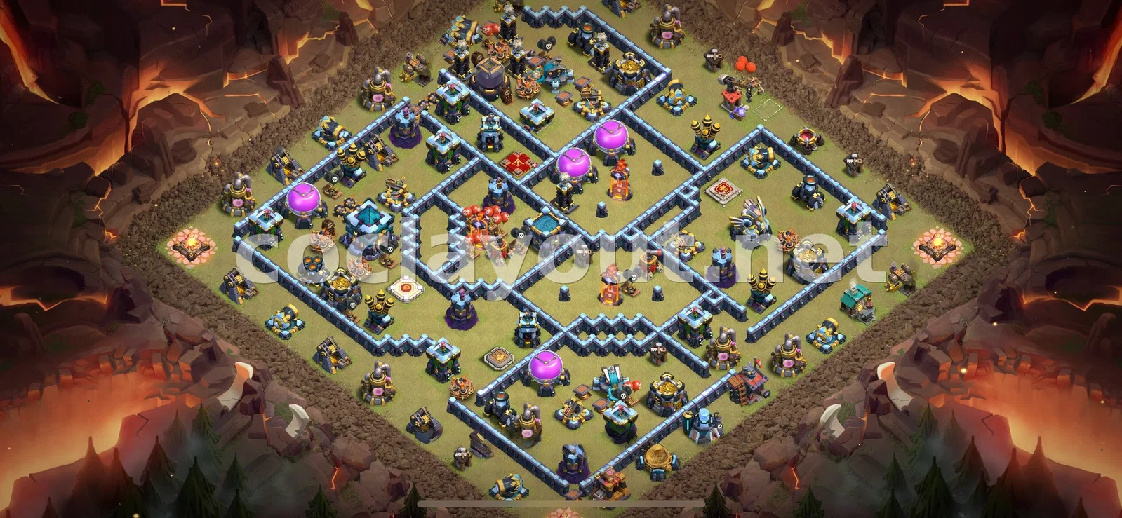 TH13 War Base Strategy – TH13 layout preview