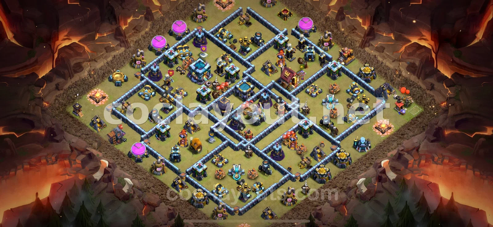 Diseño de Guerra TH13 Eficaz – vista previa del diseño TH13