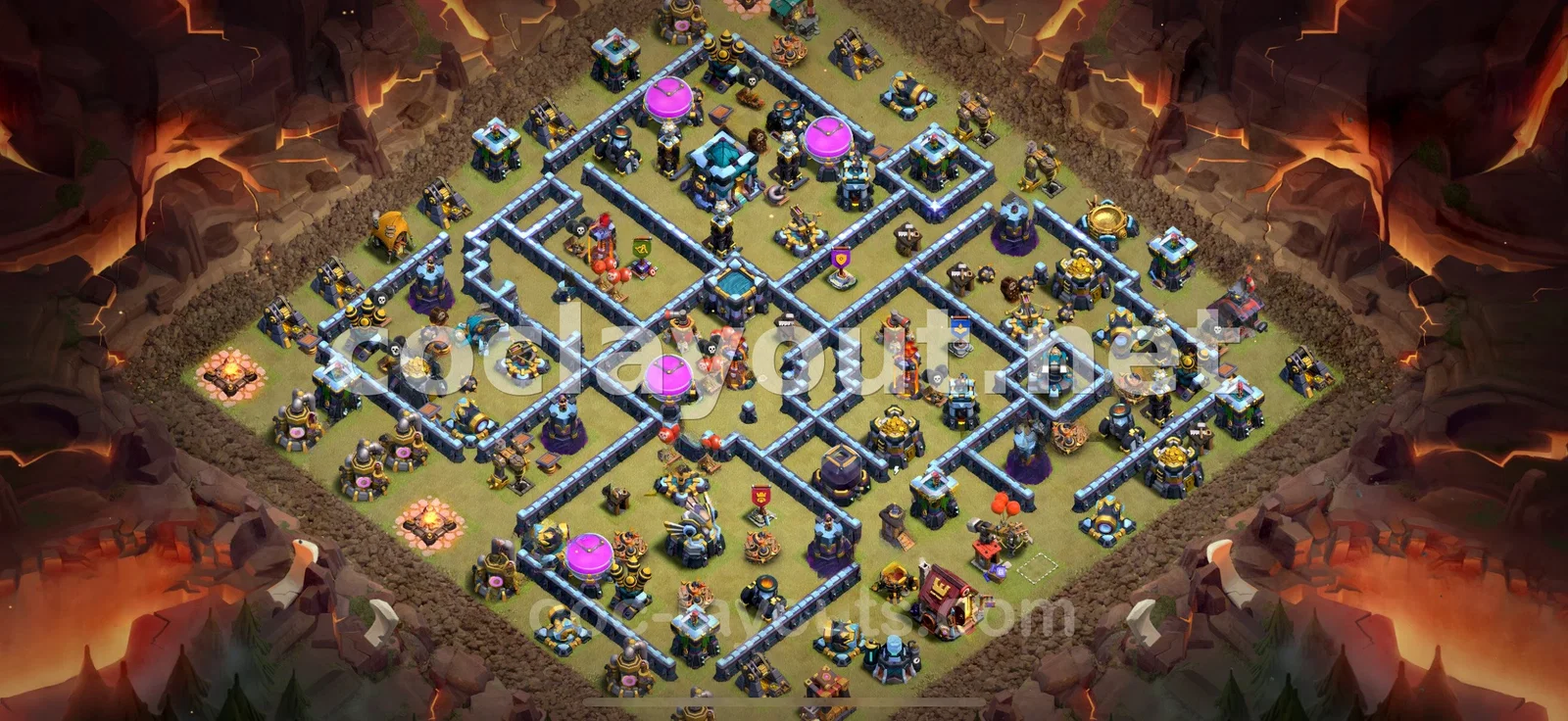 Diseño de Guerra TH13 Eficaz – vista previa del diseño TH13