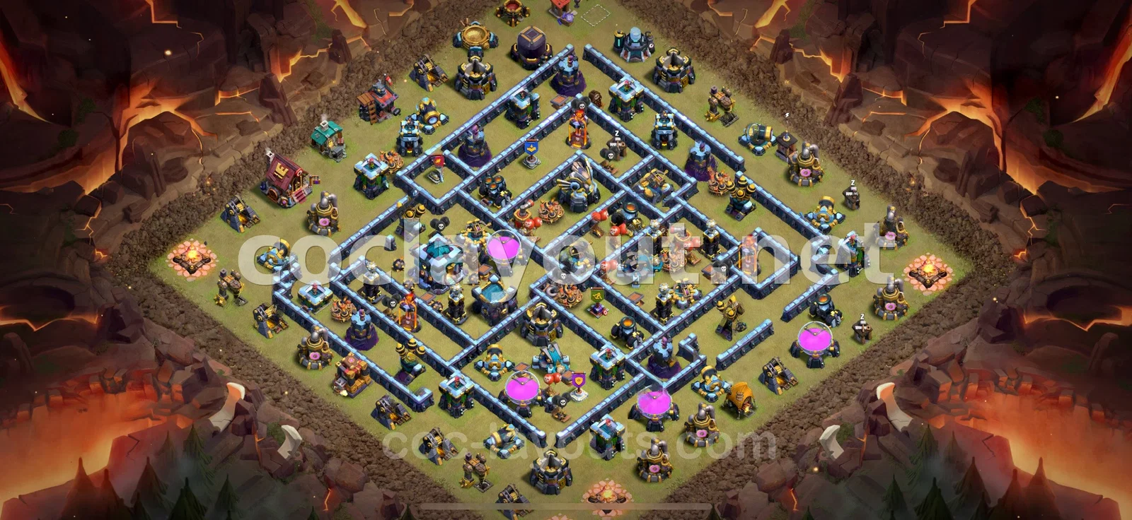 Effective TH13 War Base Layout – TH13 layout preview