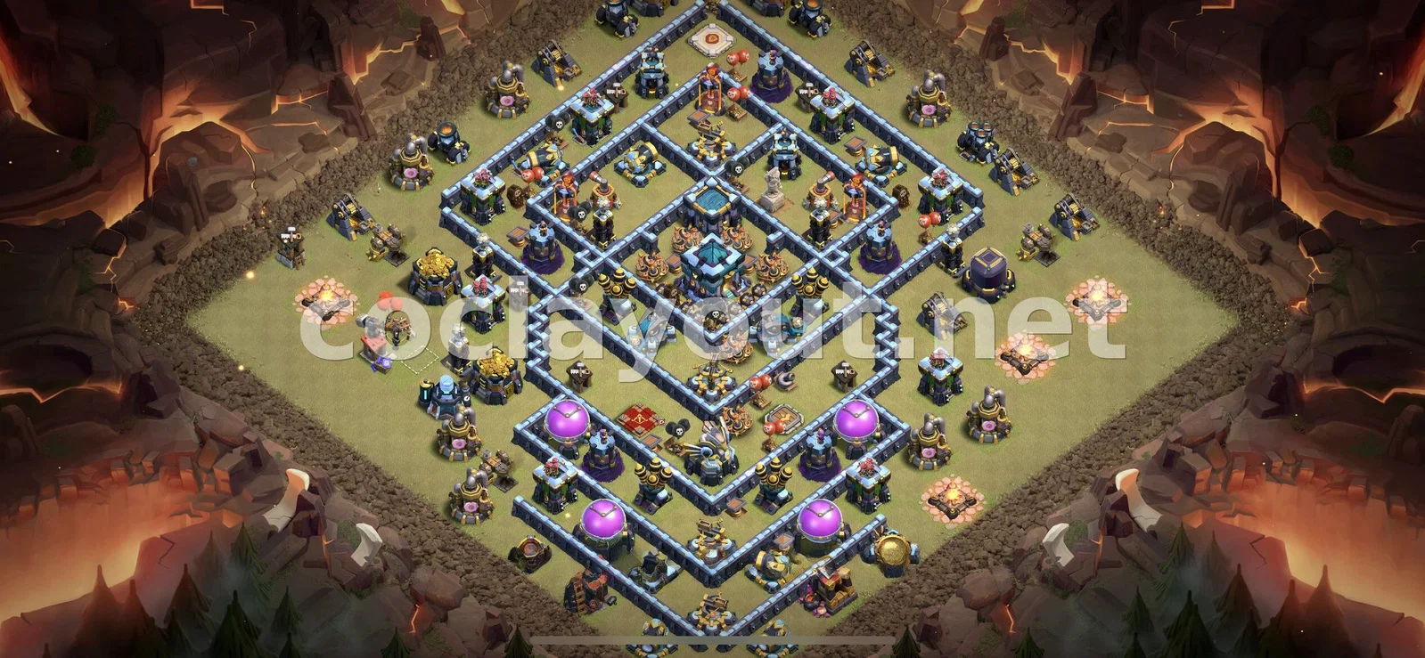 Diseño de Guerra TH13 Eficaz – vista previa del diseño TH13