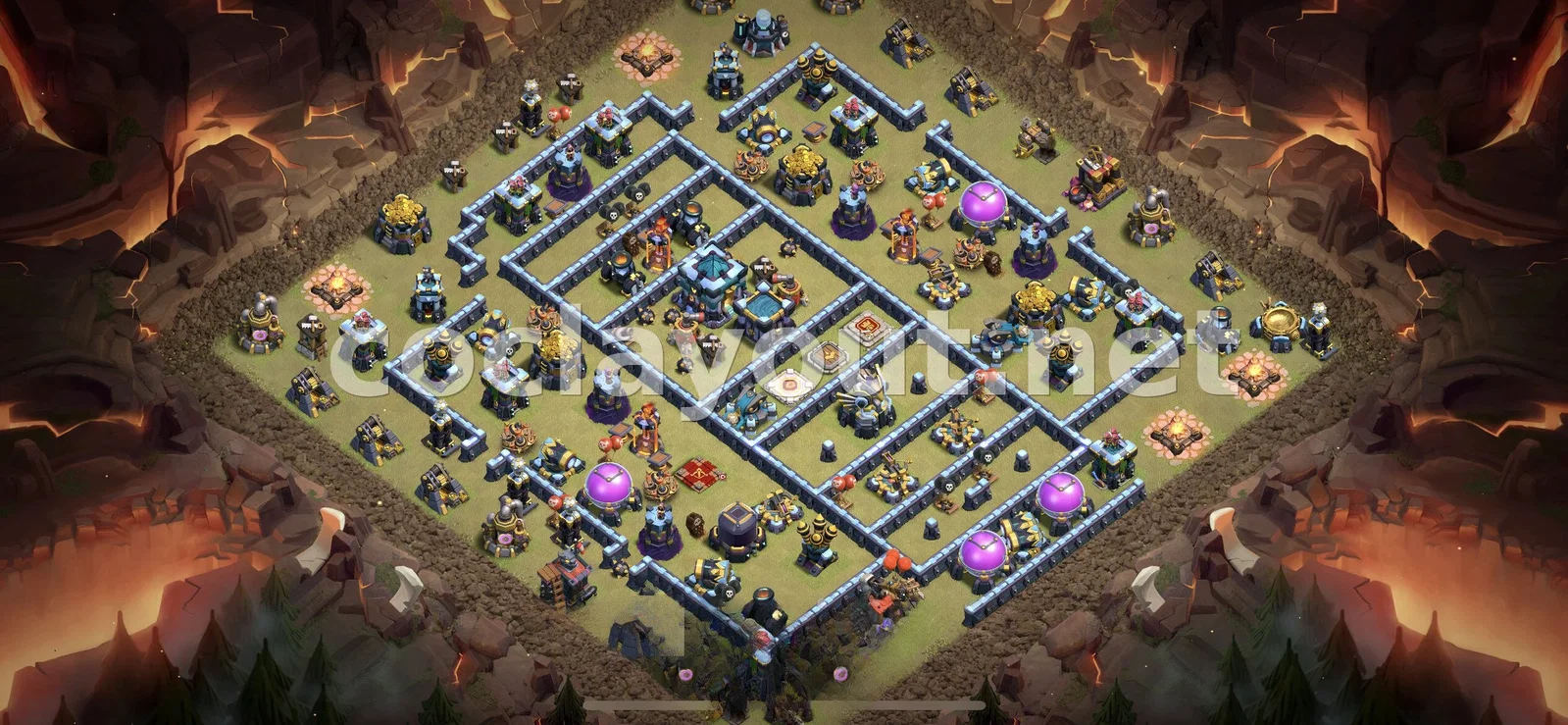 Diseño de Guerra TH13 Estratégico – vista previa del diseño TH13