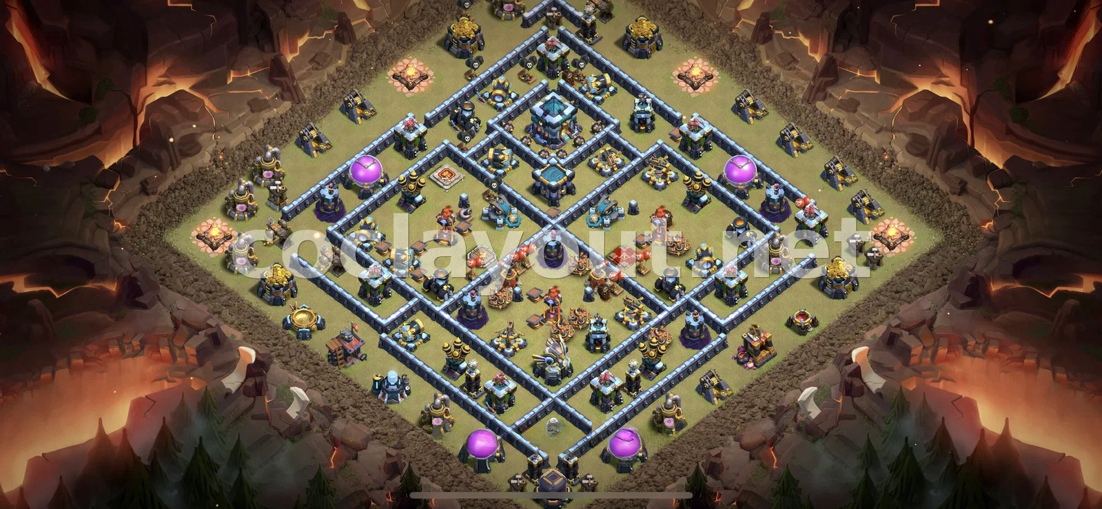 Mejor diseño de guerra TH13 – vista previa del diseño TH13