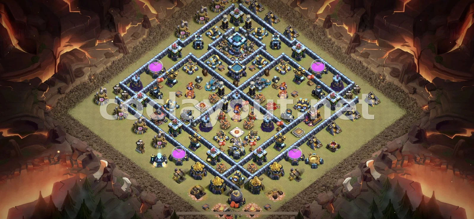 Gana Batallas con este Diseño de Guerra TH13 – vista previa del diseño TH13