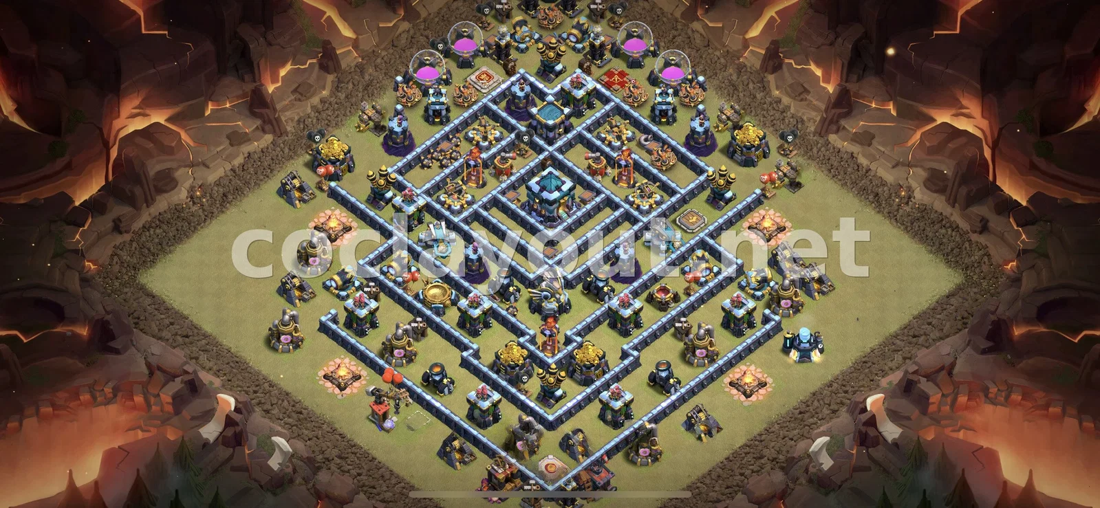 TH13 Savaş Düzeni ile Klan Savaşına Hazır – TH13 dizilim önizlemesi